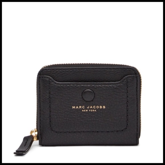 marc jacobs empire city leather zip wallet